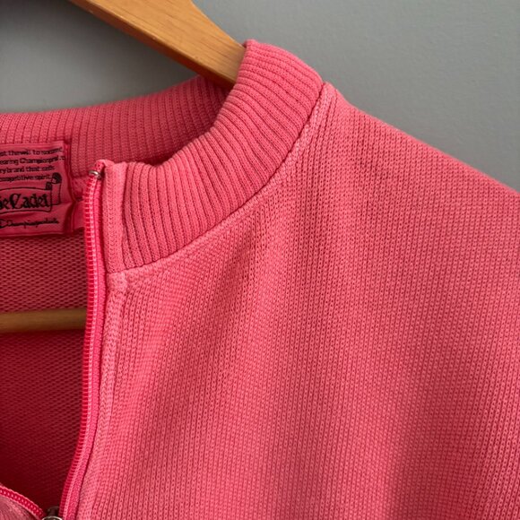 Vintage Distressed Champion Zip-Up Pullover - Picture 9 of 12